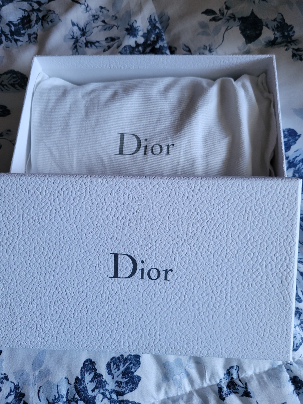 Red Dior Cannage Quilting W/ Refined Leather W/Orginal Box & Dust Bag